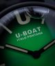 Zegarek męski U-BOAT Darkmoon Green IPB Soleil 8698-B (8698)