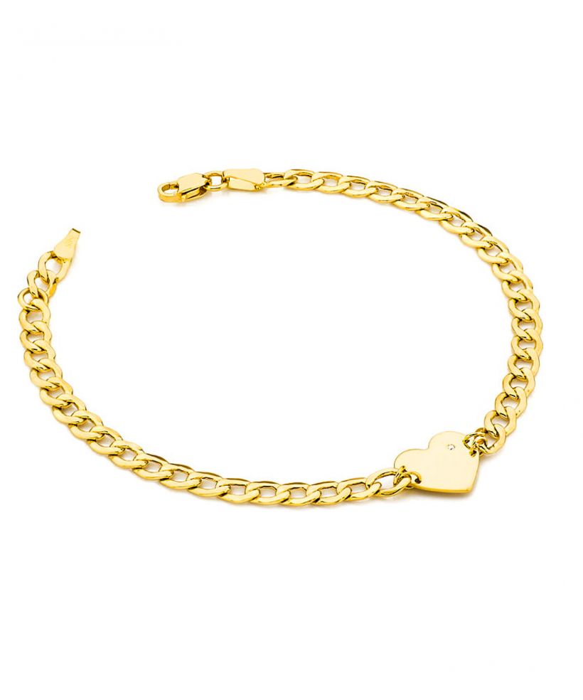 Bransoletka Bonore ze Złota próby 585 z diamentem 0,005 ct