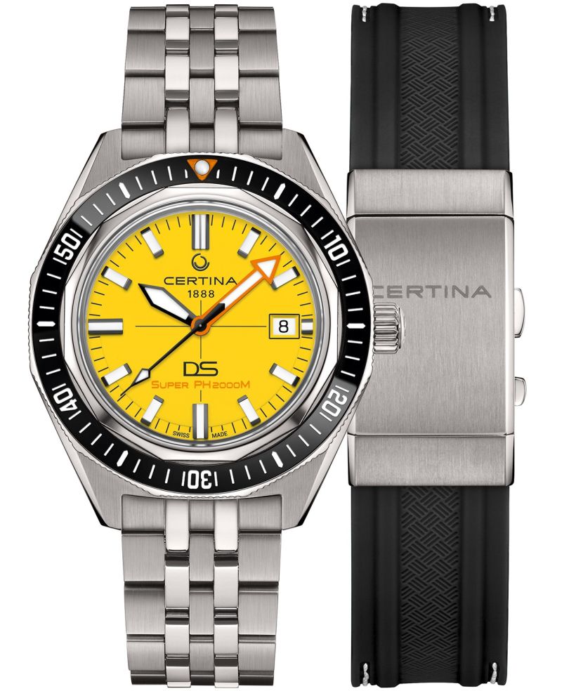 Zegarek Certina DS Heritage PH 2000M Automatic Titanium SET