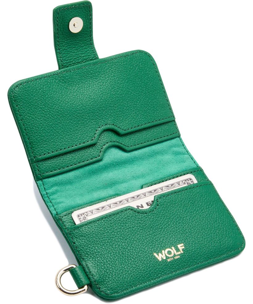 Etui na karty Wolf Mimi Forest Green