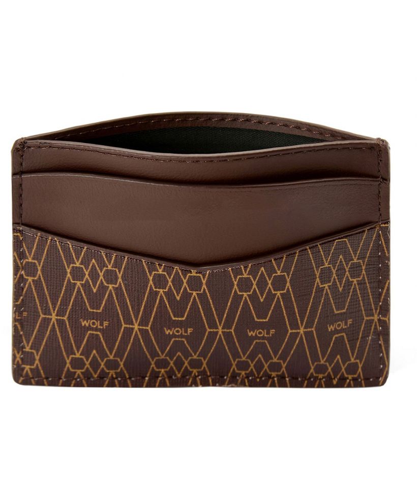 Etui na karty Wolf Signature Brown