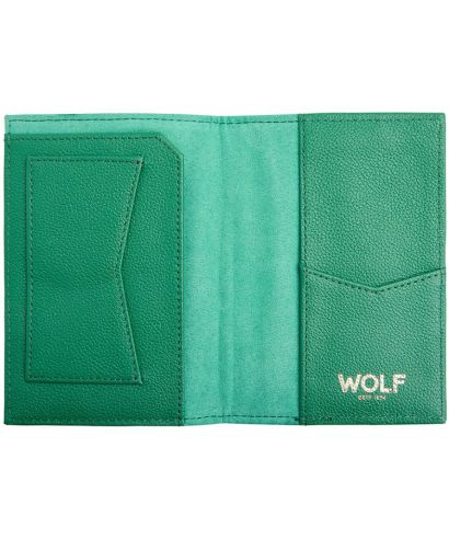 Etui na paszport Wolf Mimi Forest Green