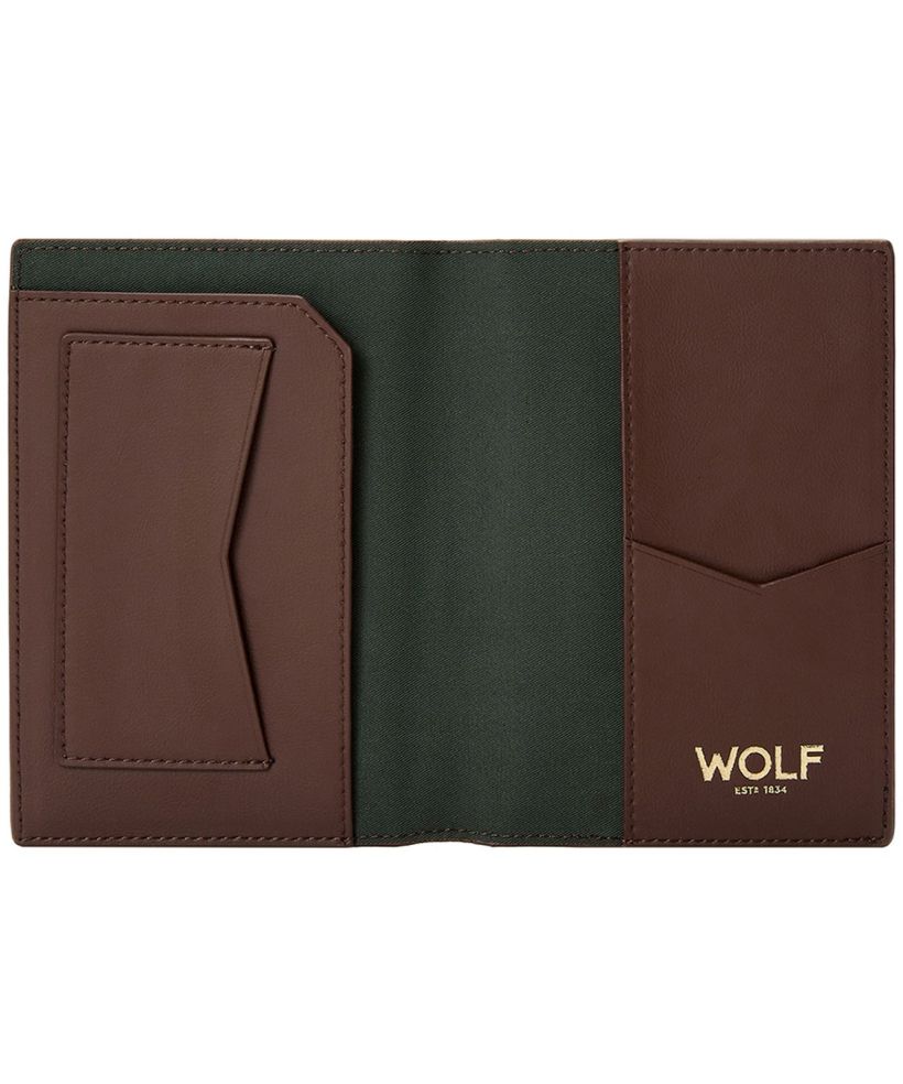 Etui na paszport Wolf Signature Brown