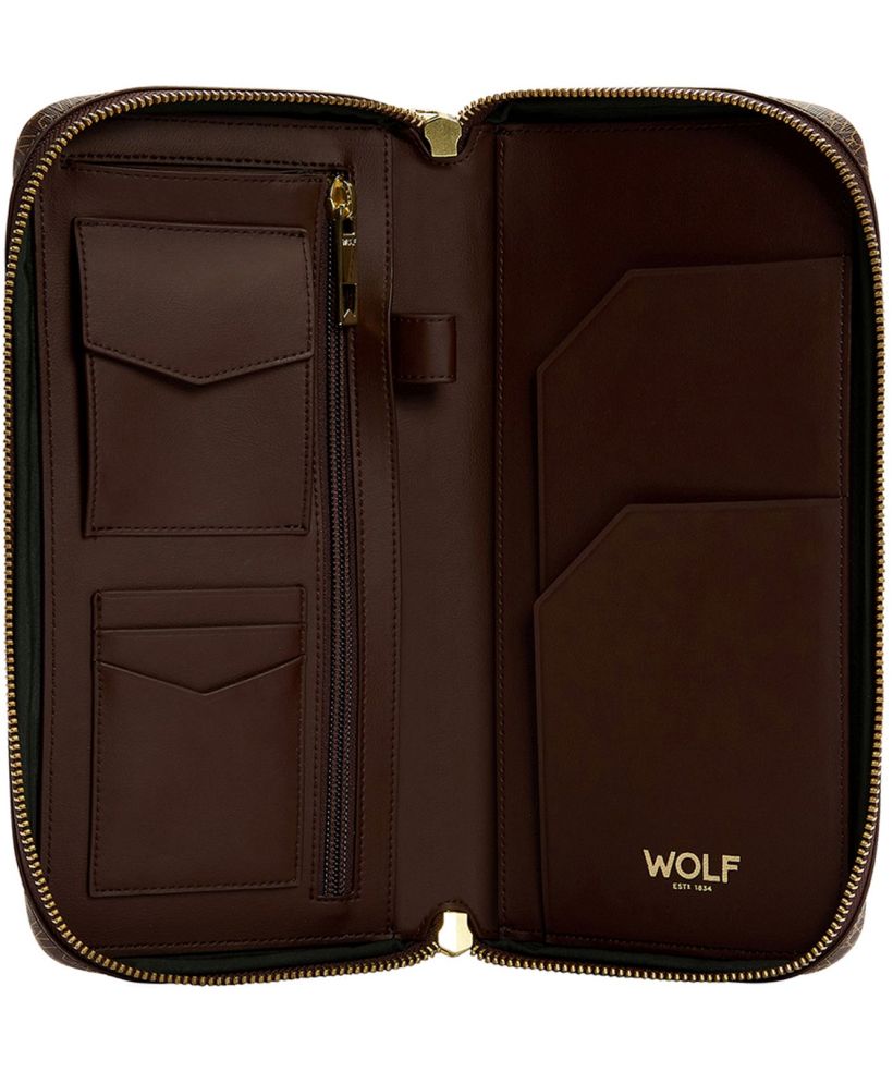 Etui podróżne Wolf Signature Brown