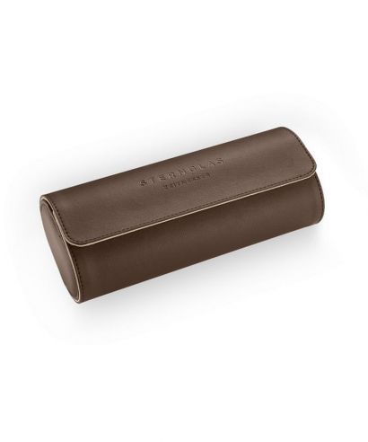 Etui Sternglas Watch Roll Brown na 3 zegarki