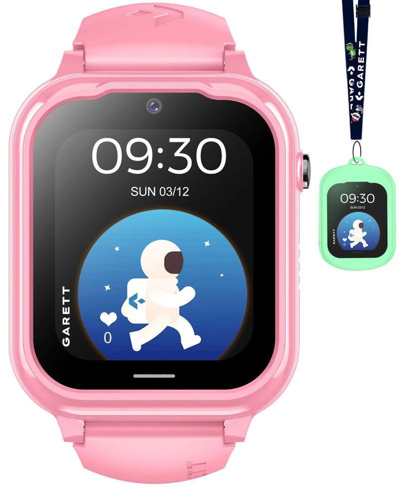 Smartwatch dziecięcy Garett Kids Essa GO 4G Różowy