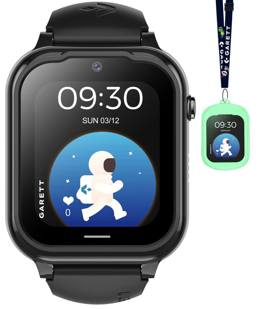 Smartwatch dziecięcy Garett Kids Essa GO 4G Czarny