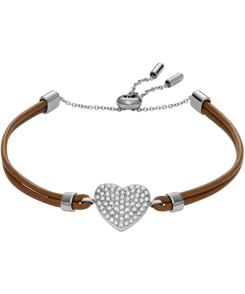 Bransoletka Fossil Sadie Glitz Heart