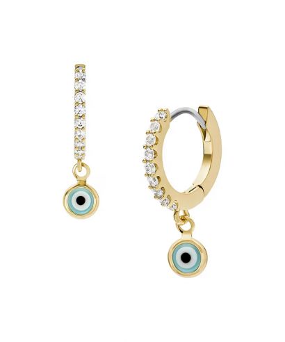 Kolczyki Fossil Sutton Evil Eye Brass