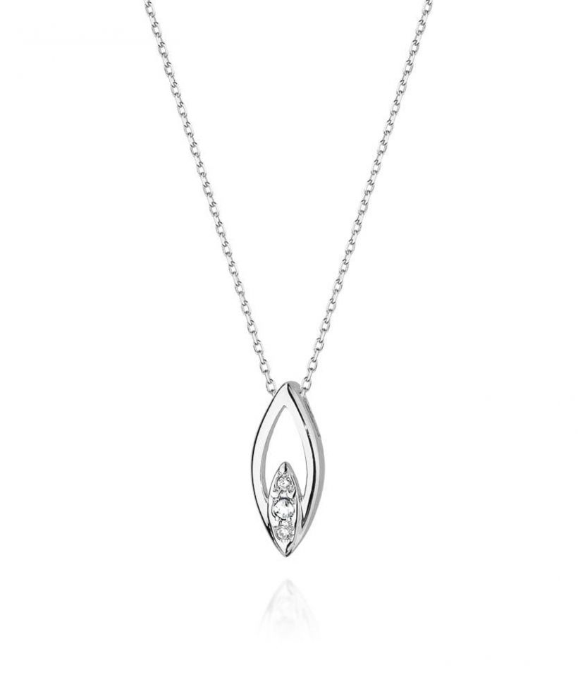 Łańcuszek Bonore 42 - 45 cm ze Złota próby 585 z diamentem 0,08 ct
