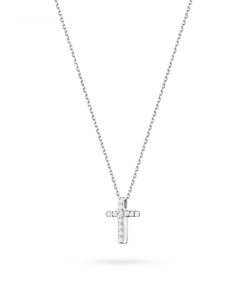 Łańcuszek Bonore 42 - 45 cm ze Złota próby 585 z diamentem 0,06 ct