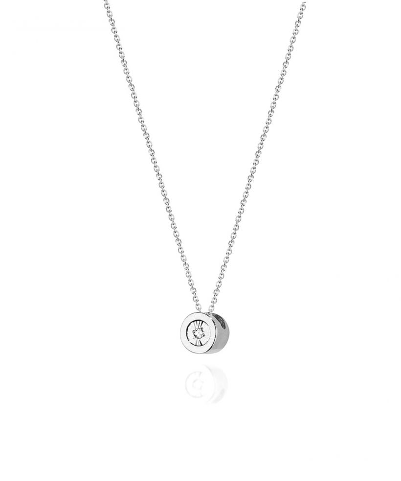 Łańcuszek Bonore 42 - 45 cm ze Złota próby 585 z diamentem 0,0145 ct