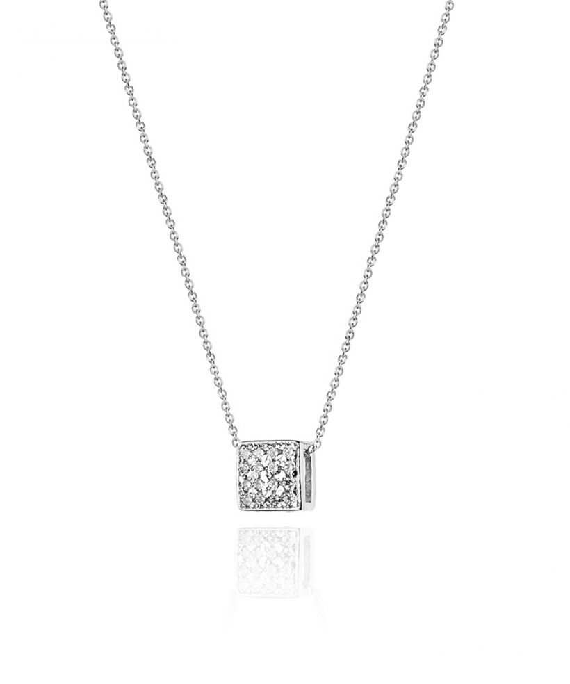 Łańcuszek Bonore 42 - 45 cm ze Złota próby 585 z diamentem 0,08 ct
