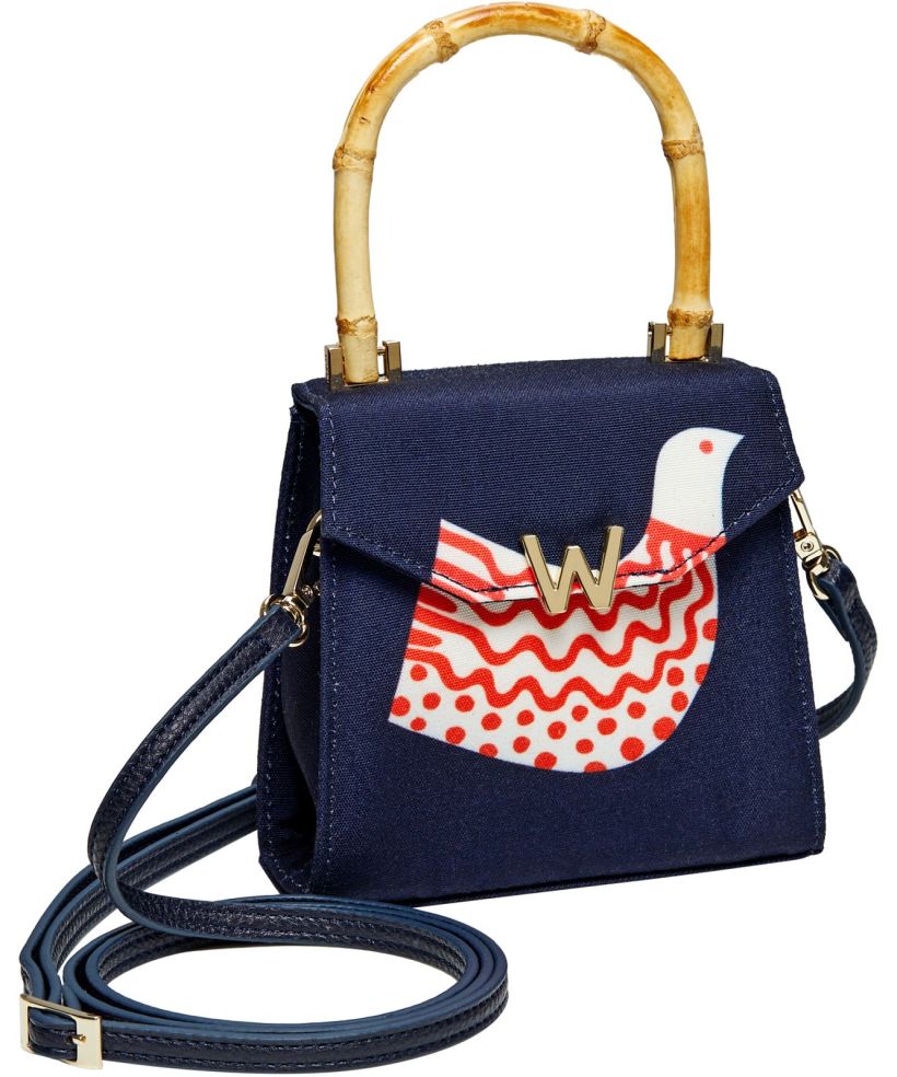 Mała torebka Wolf Evie Navy Bird
