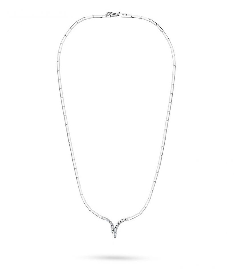 Naszyjnik Bonore ze Złota próby 585 z diamentem 0,15 ct