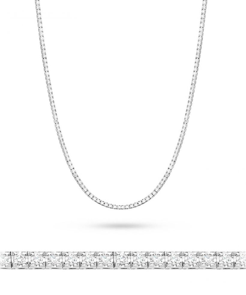 Naszyjnik Bonore ze Złota próby 585 z diamentem 4,38 ct