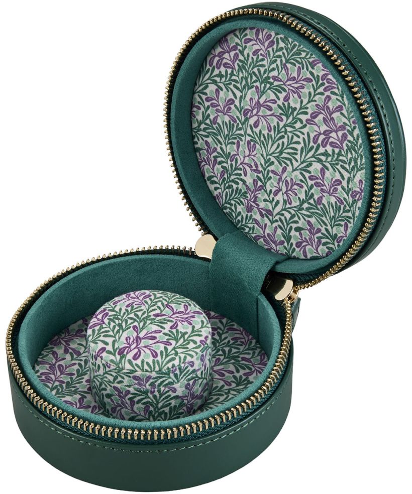 Okrągłe etui Wolf x Fiona Howard Forest Green Fruit Botanical na biżuterię