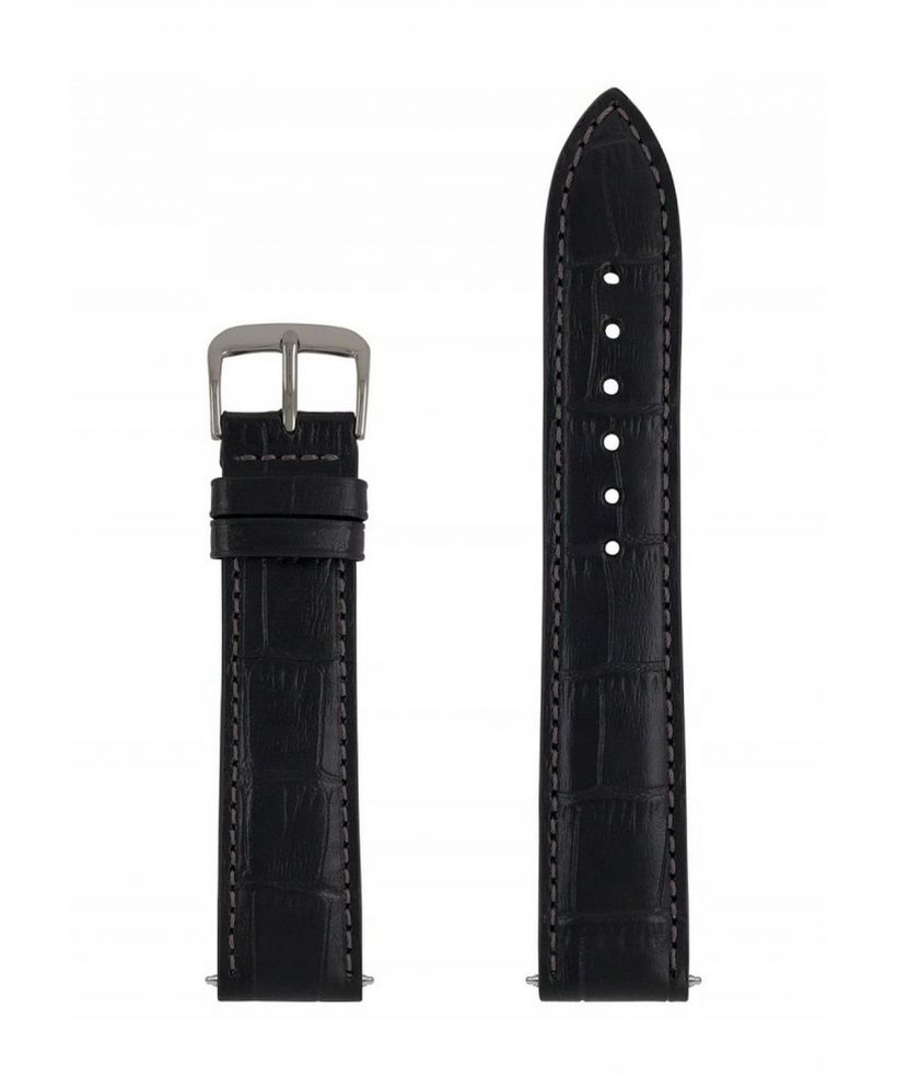 Pasek Zeppelin Black Leather 20 mm