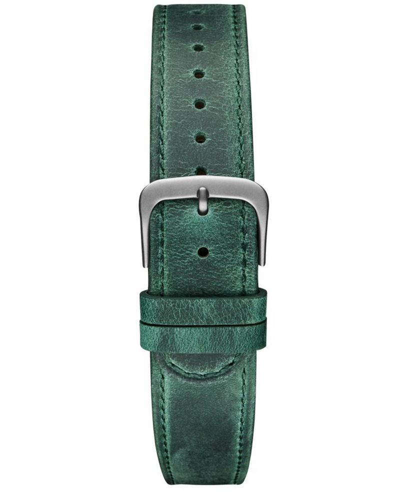 Pasek Meller Green Grey Leather 20 mm