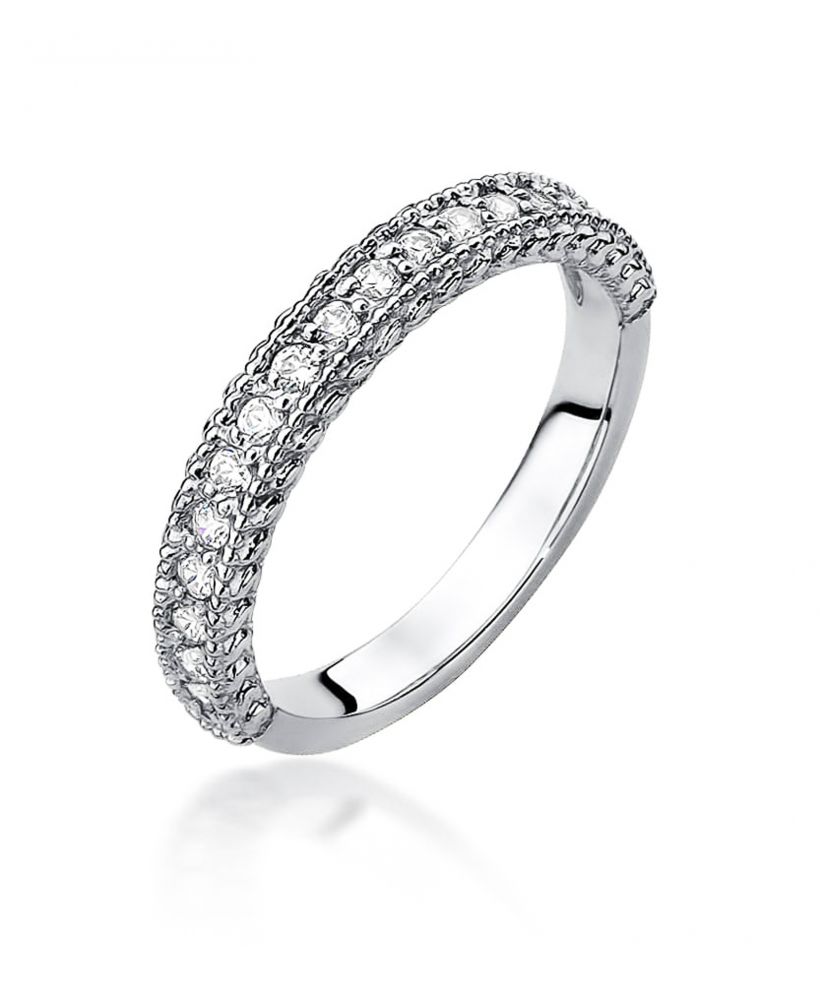 Pierścionek Bonore ze Złota próby 585 z diamentem 0,25 ct