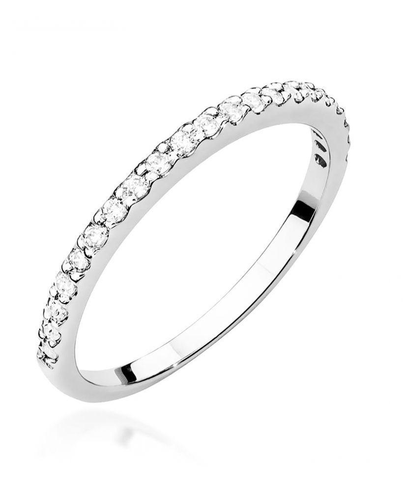 Pierścionek Bonore ze Złota próby 585 z diamentem 0,18 ct