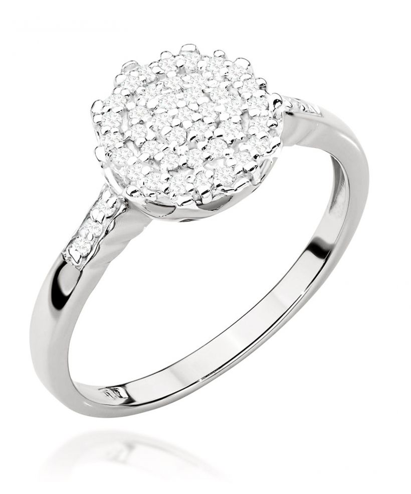 Pierścionek Bonore ze Złota próby 585 z diamentem 0,23 ct