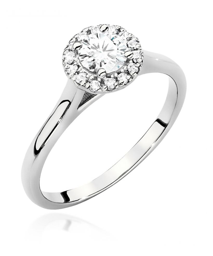 Pierścionek Bonore ze Złota próby 585 z diamentem 0,52 ct