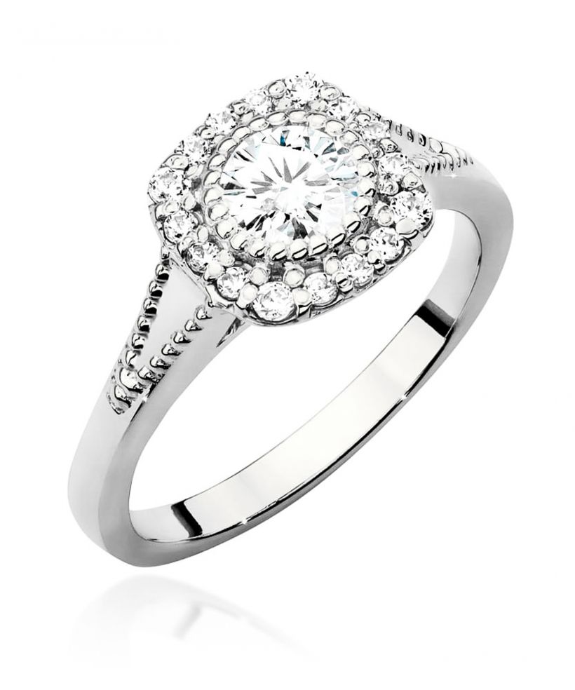 Pierścionek Bonore ze Złota próby 585 z diamentem 0,56 ct