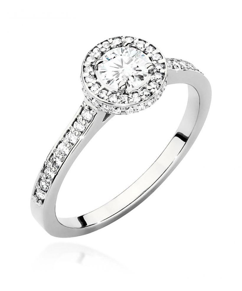 Pierścionek Bonore ze Złota próby 585 z diamentem 0,74 ct