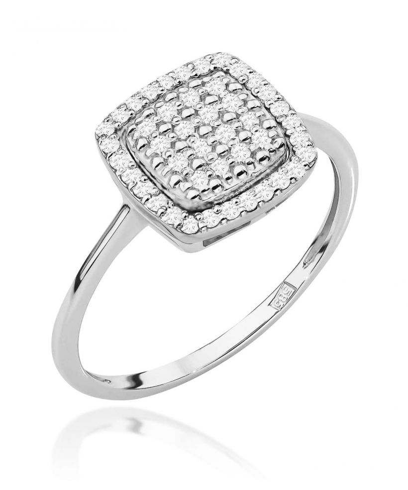 Pierścionek Bonore ze Złota próby 585 z diamentem 0,28 ct