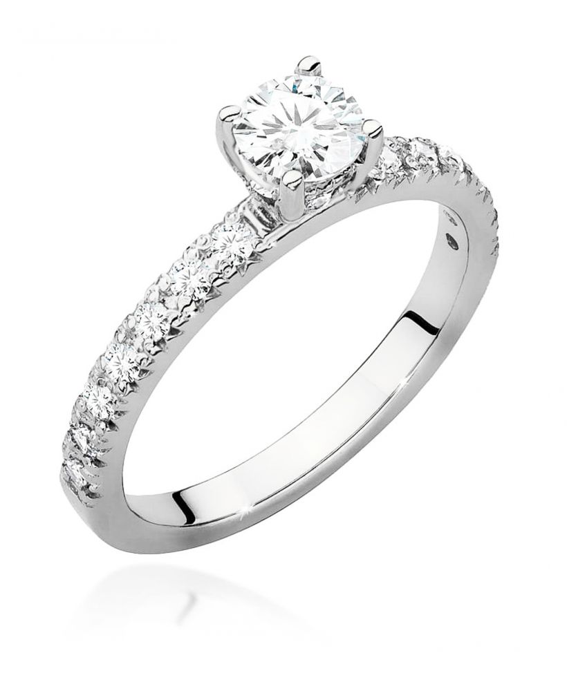 Pierścionek Bonore ze Złota próby 585 z diamentem 0,64 ct