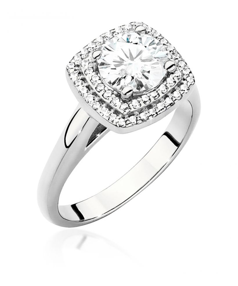Pierścionek Bonore ze Złota próby 585 z diamentem 1,28 ct