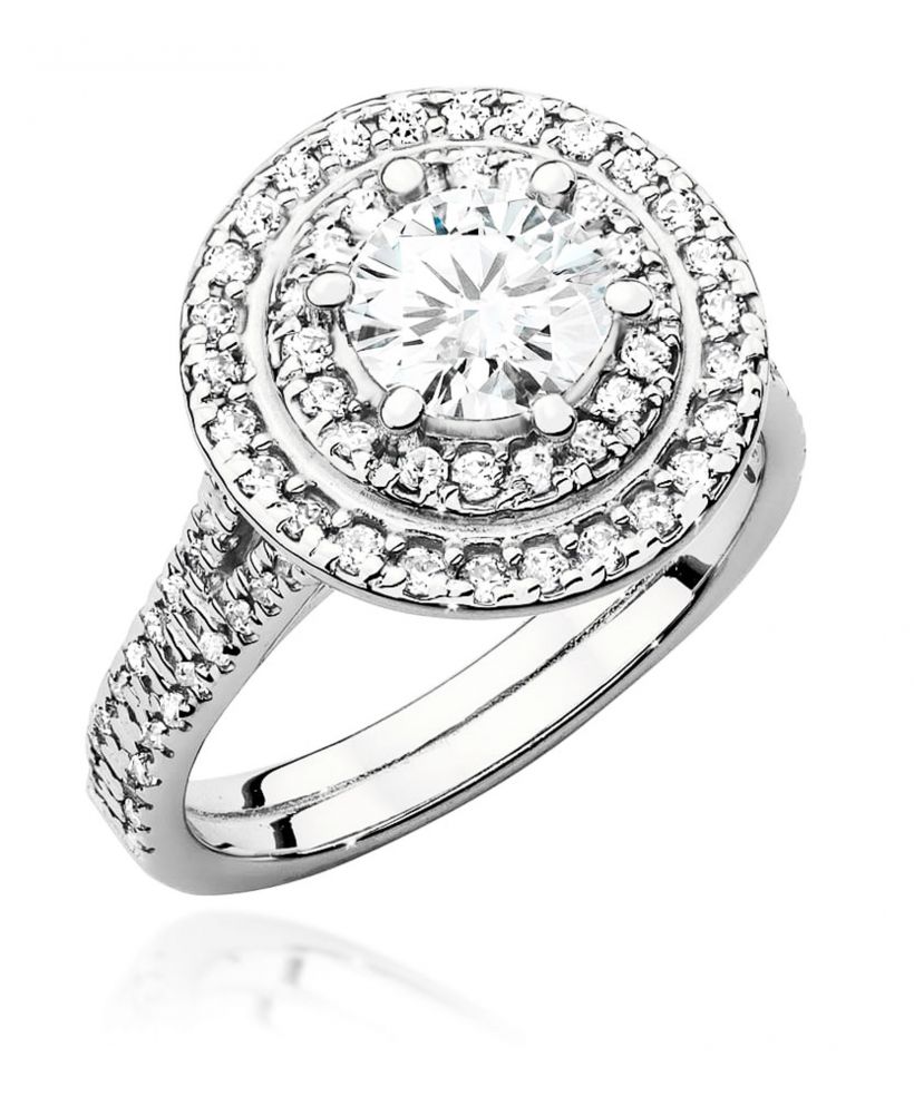 Pierścionek Bonore ze Złota próby 585 z diamentem 1,33 ct