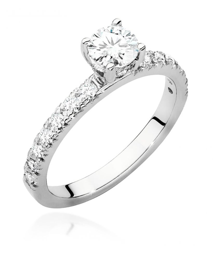 Pierścionek Bonore ze Złota próby 585 z diamentem 0,74 ct