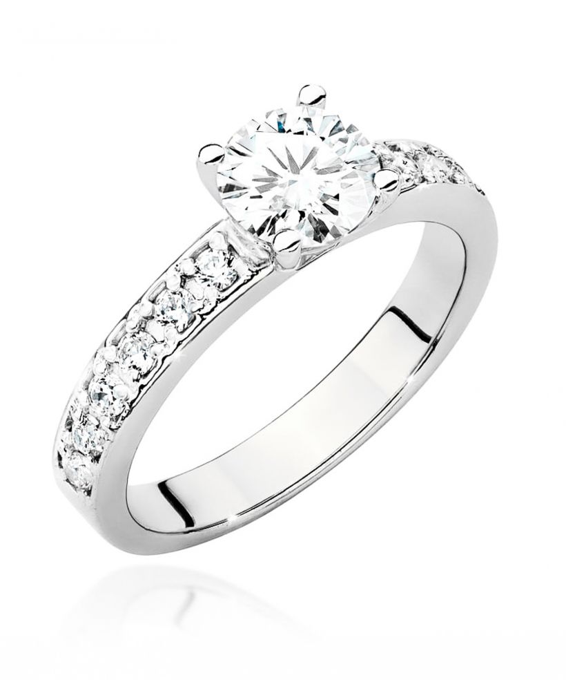 Pierścionek Bonore ze Złota próby 585 z diamentem 0,94 ct