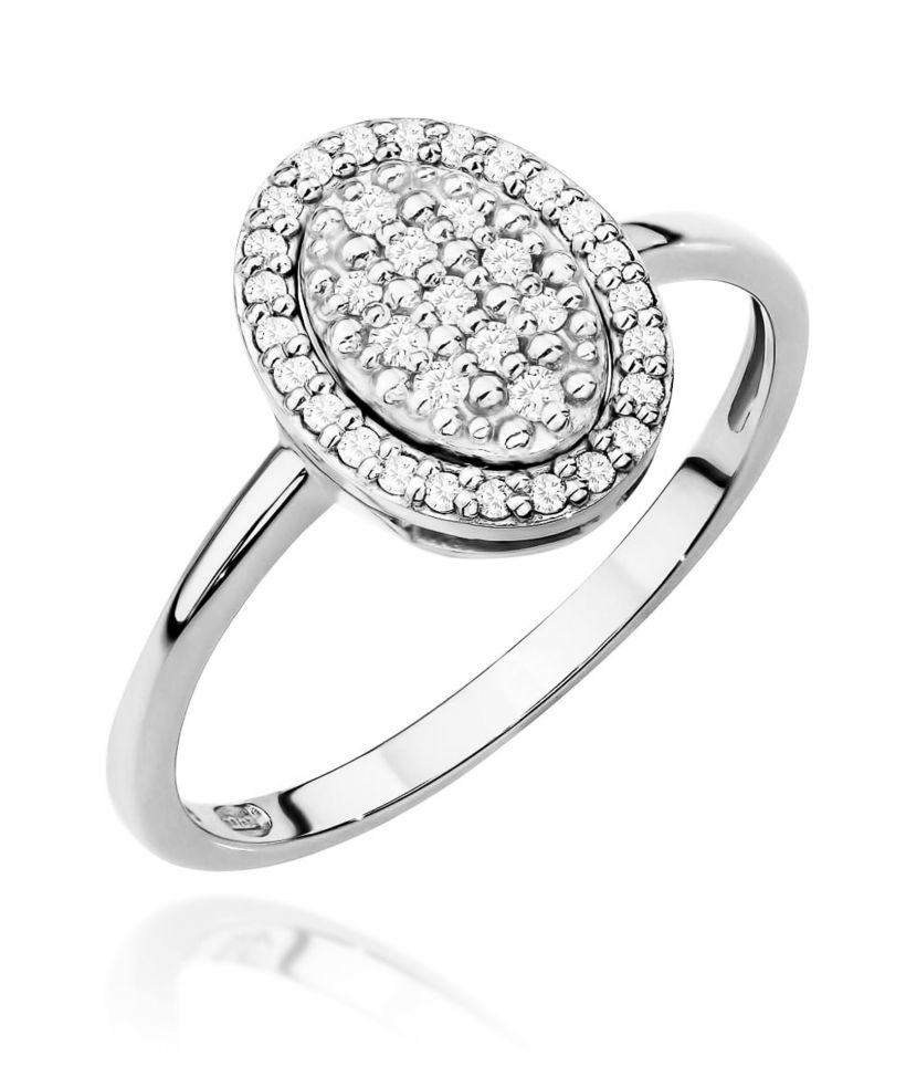Pierścionek Bonore ze Złota próby 585 z diamentem 0,2 ct