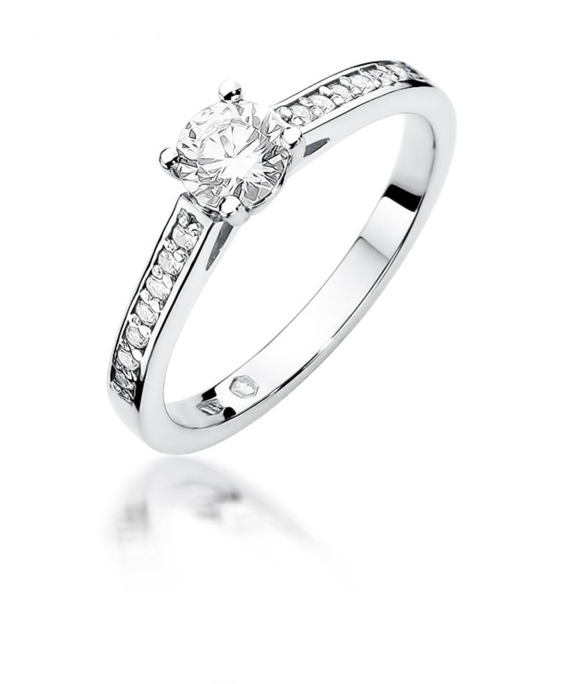 Pierścionek Bonore ze Złota próby 585 z diamentem 0,62 ct