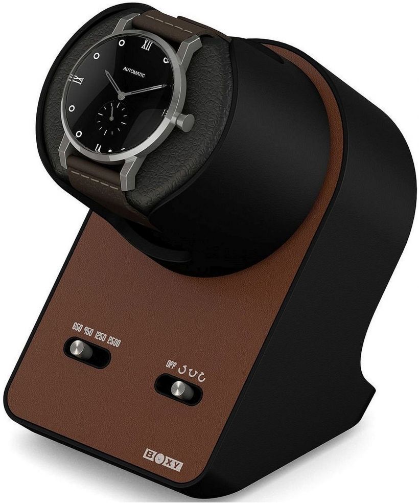 Rotomat Beco Technic Boxy BLDC Nightstand EXT Brown modularny na 1 zegarek z kablem USB