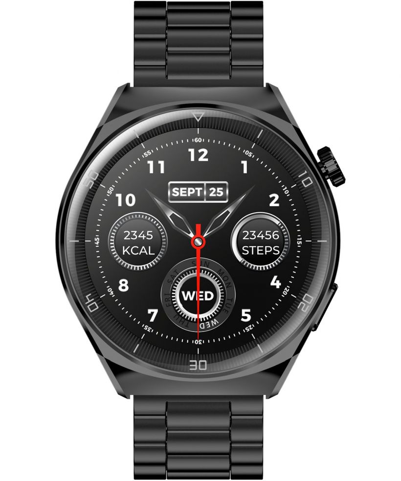 Smartwatch męski Garett V12 Black Steel 