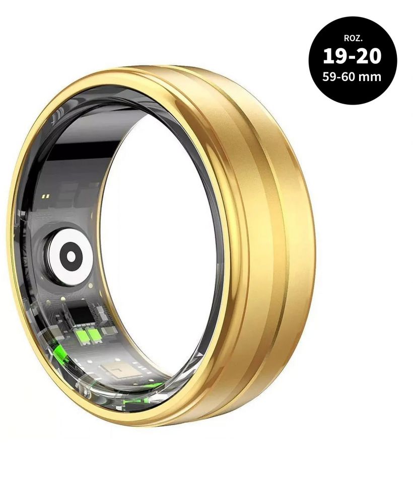 Smartring Rubicon R06 Gold S9, rozmiar 19-20