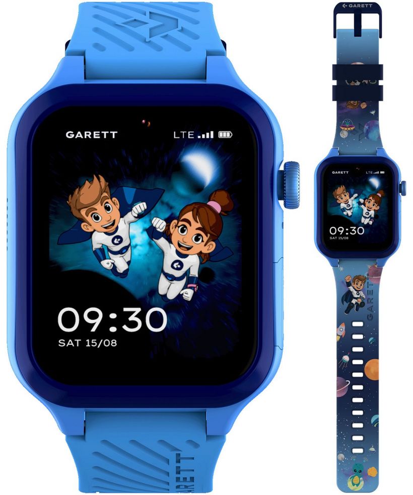Smartwatch Garett Kids Essa AI 4G Niebieski SET