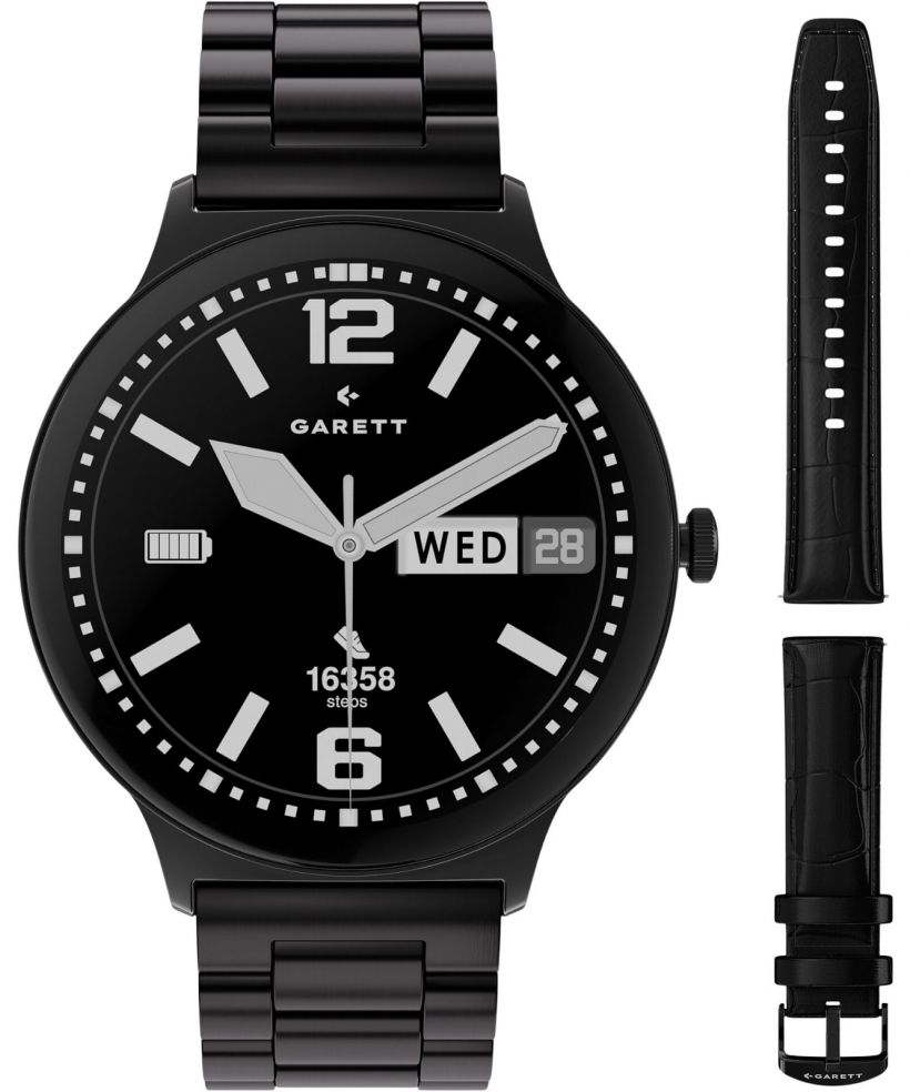 Smartwatch Garett Quantum Glow Black SET