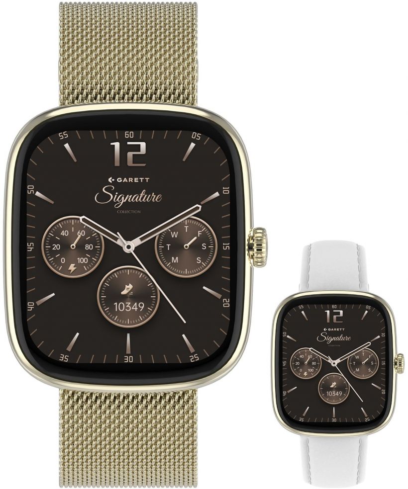 Smartwatch Garett Signature Flow Gold Mesh SET