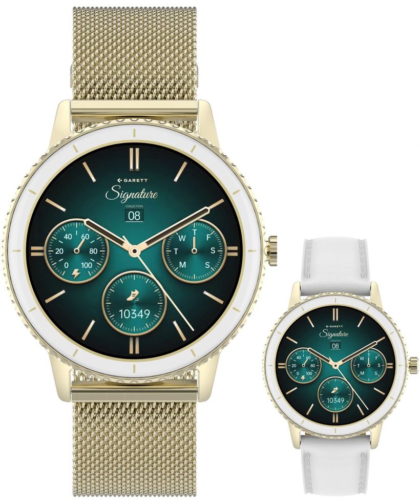 Smartwatch Garett Signature Grace Gold Mesh SET