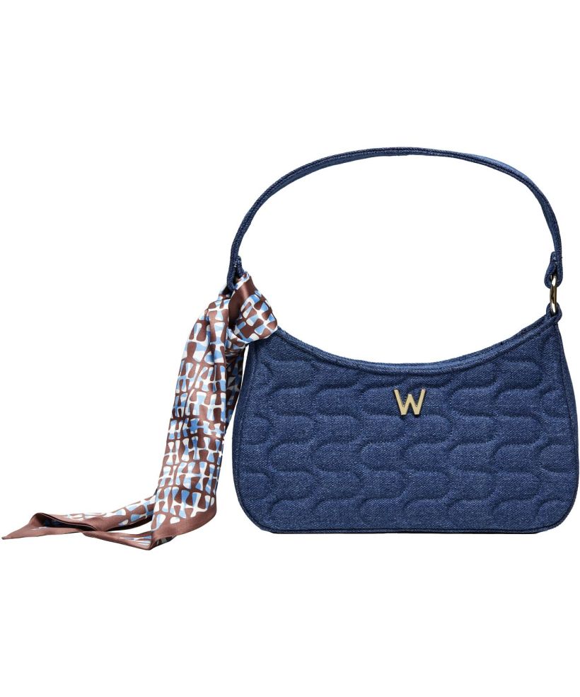 Torebka na ramię z apaszką Wolf Mimi Swirl Denim