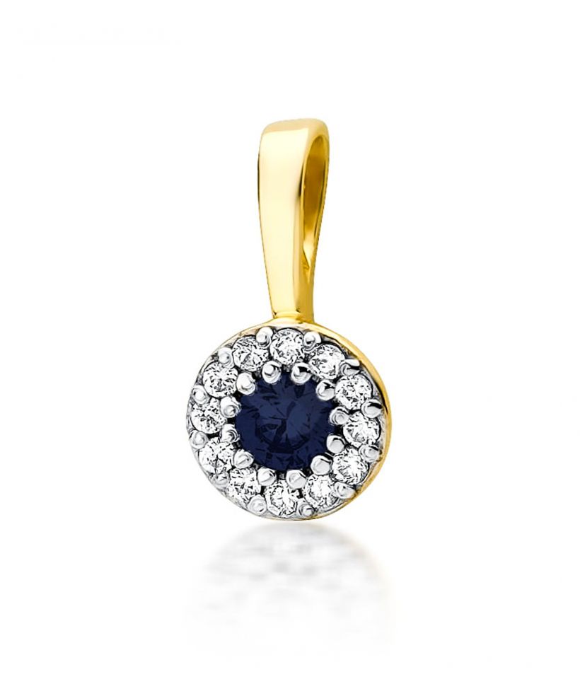 Zawieszka Bonore ze Złota próby 585 z szafirem 0,15 ct