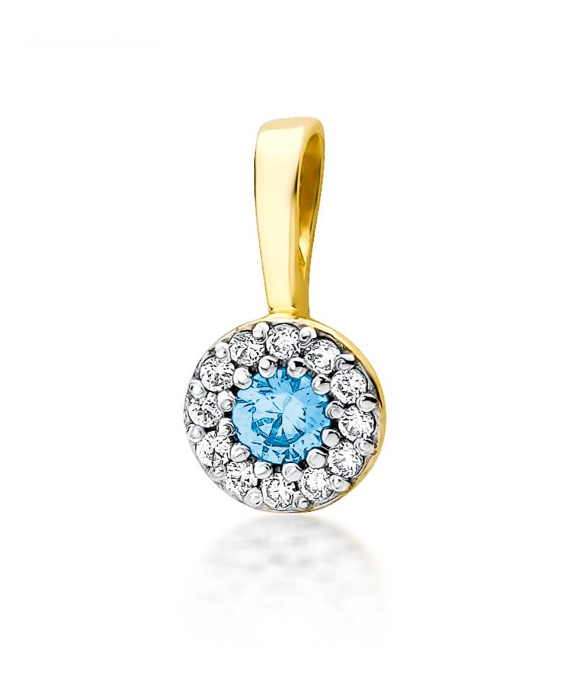 Zawieszka Bonore ze Złota próby 585 z topazem 0,15 ct