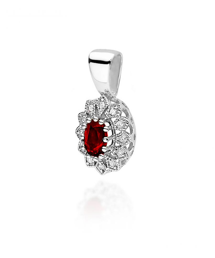 Zawieszka Bonore ze Złota próby 585 z rubinem 0,6 ct