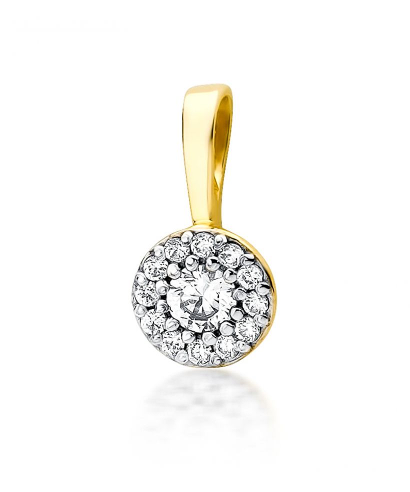Zawieszka Bonore ze Złota próby 585 z diamentem 0,22 ct