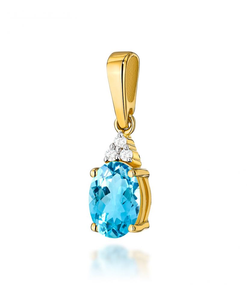 Zawieszka Bonore ze Złota próby 585 z topazem 0,9 ct